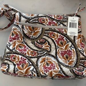 NWT Vera Bradley Zip Hipster Blooming Paisley